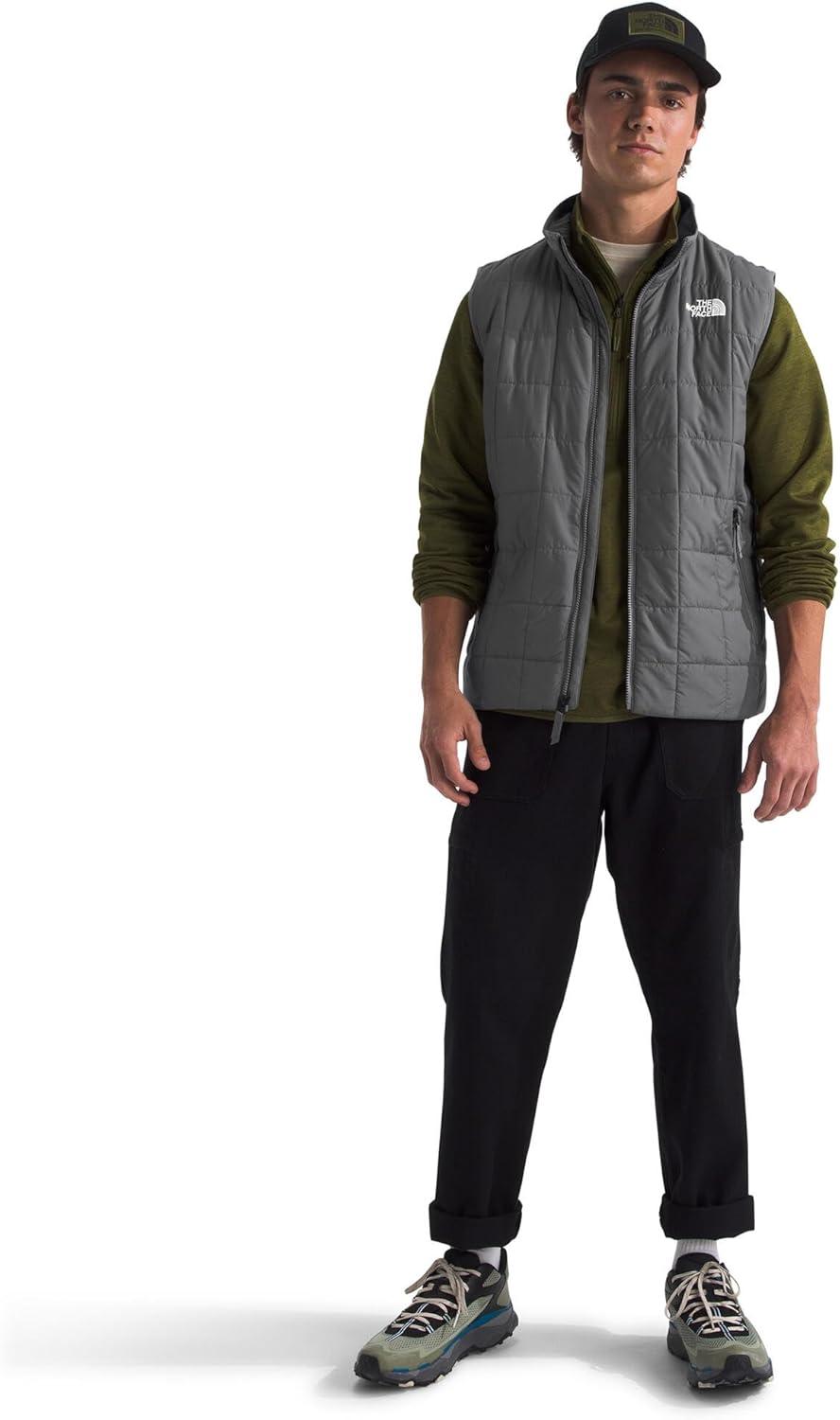 imageTHE NORTH FACE Mens Junction Insulated Vest Water Resistant With Heatseeker Insulation Stretch Bindings amp Zip PocketsSmoked Pearl