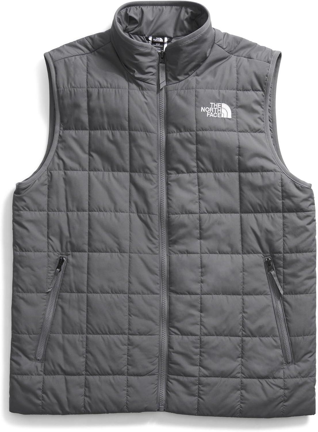 imageTHE NORTH FACE Mens Junction Insulated Vest Water Resistant With Heatseeker Insulation Stretch Bindings amp Zip PocketsSmoked Pearl