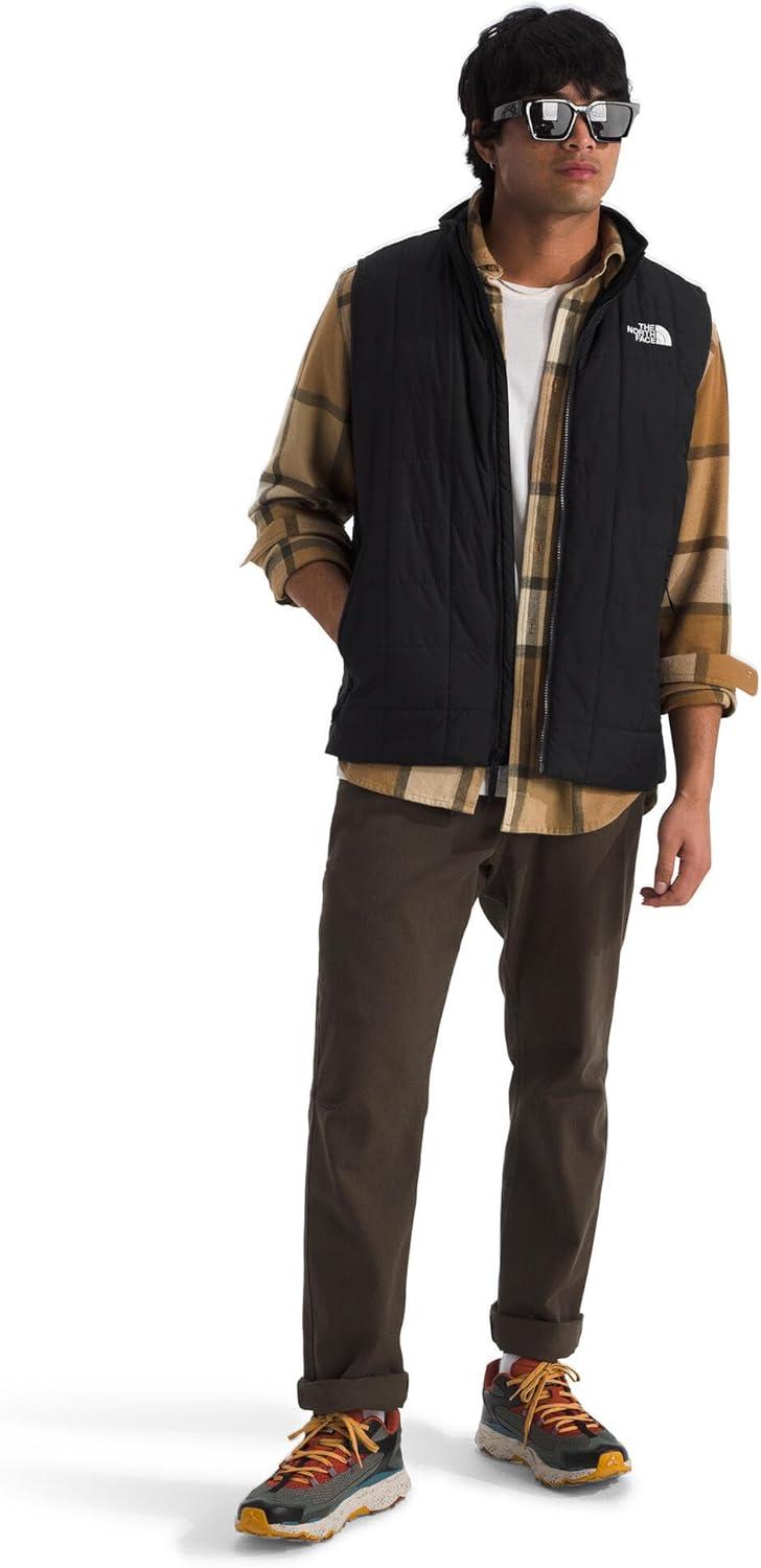 imageTHE NORTH FACE Mens Junction Insulated Vest Water Resistant With Heatseeker Insulation Stretch Bindings amp Zip PocketsTnf Black