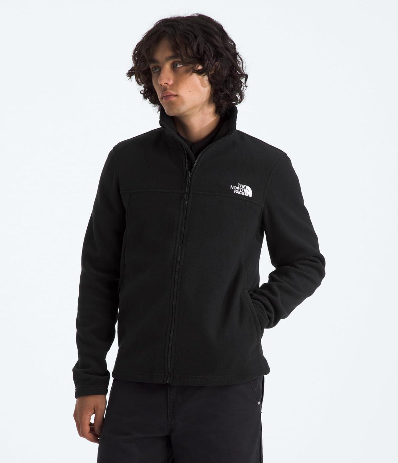 imageThe North Face Mens Antora Triclimate Jacket Waterproof Shell Warm Inner Fleece Layer Adjustable Hood with Drawcord CedarTNF Black Medium