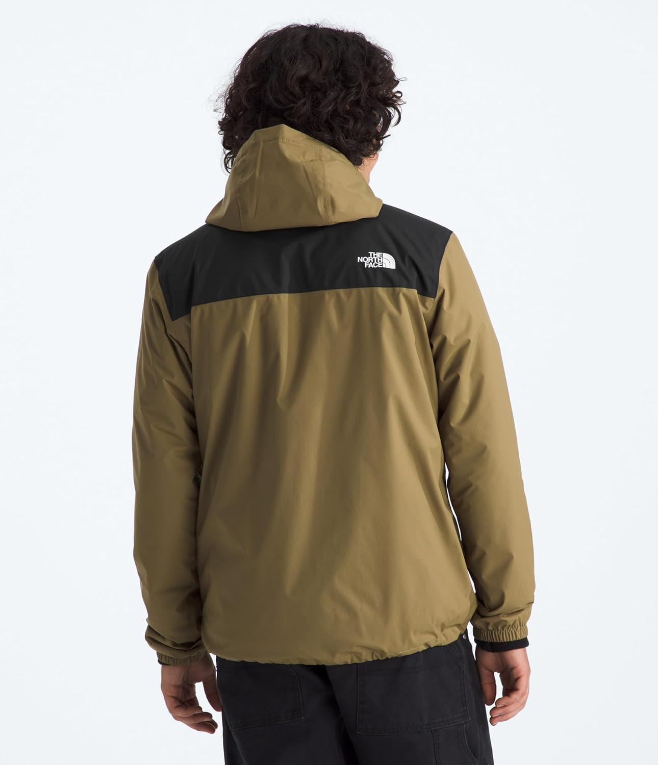 imageThe North Face Mens Antora Triclimate Jacket Waterproof Shell Warm Inner Fleece Layer Adjustable Hood with Drawcord CedarTNF Black Medium
