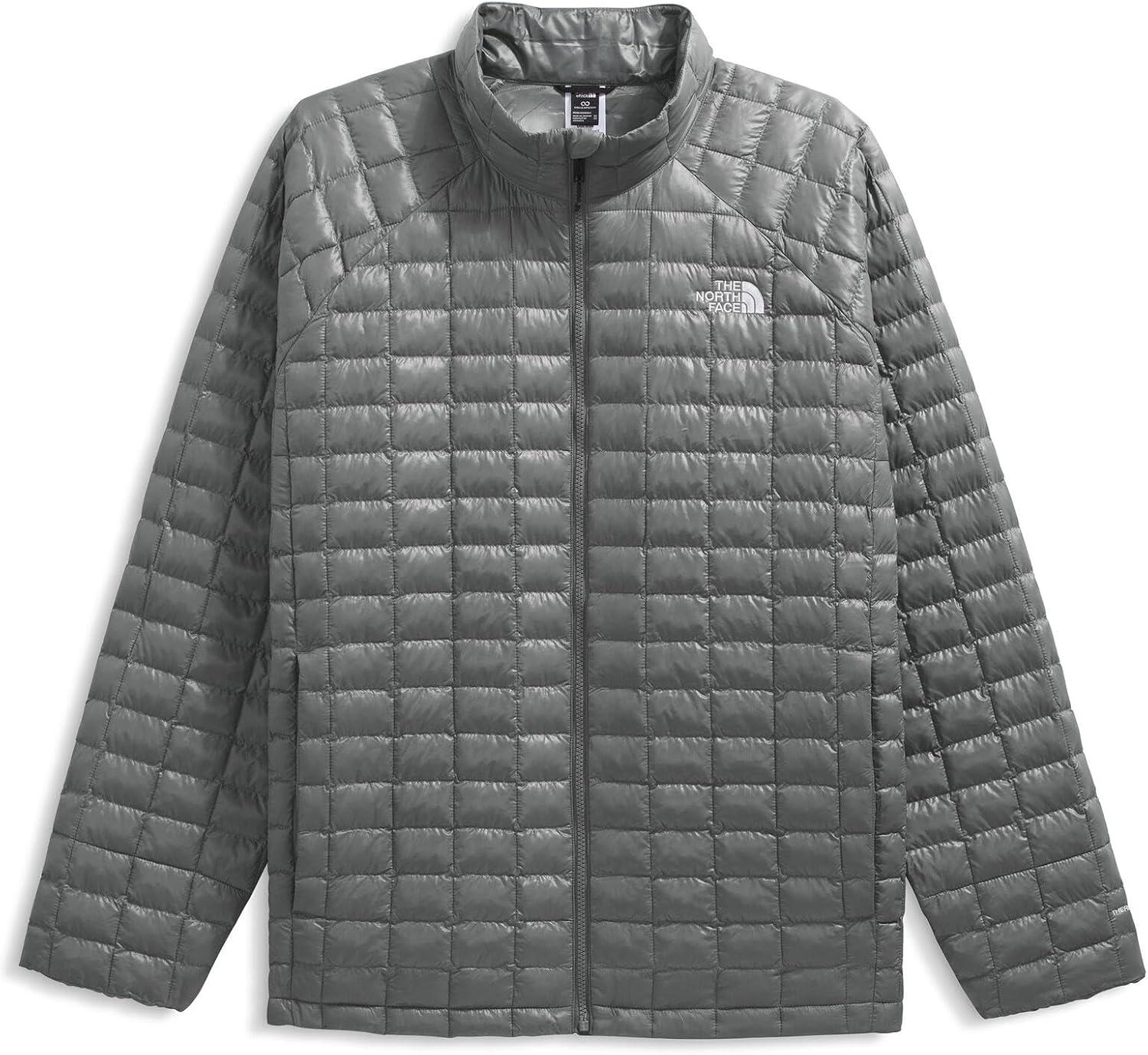 imageThe North Face Mens Thermoball Insulated Jacket Standard amp Big Size High Loft Insulation Wind amp Water ResistantSmoked Pearl