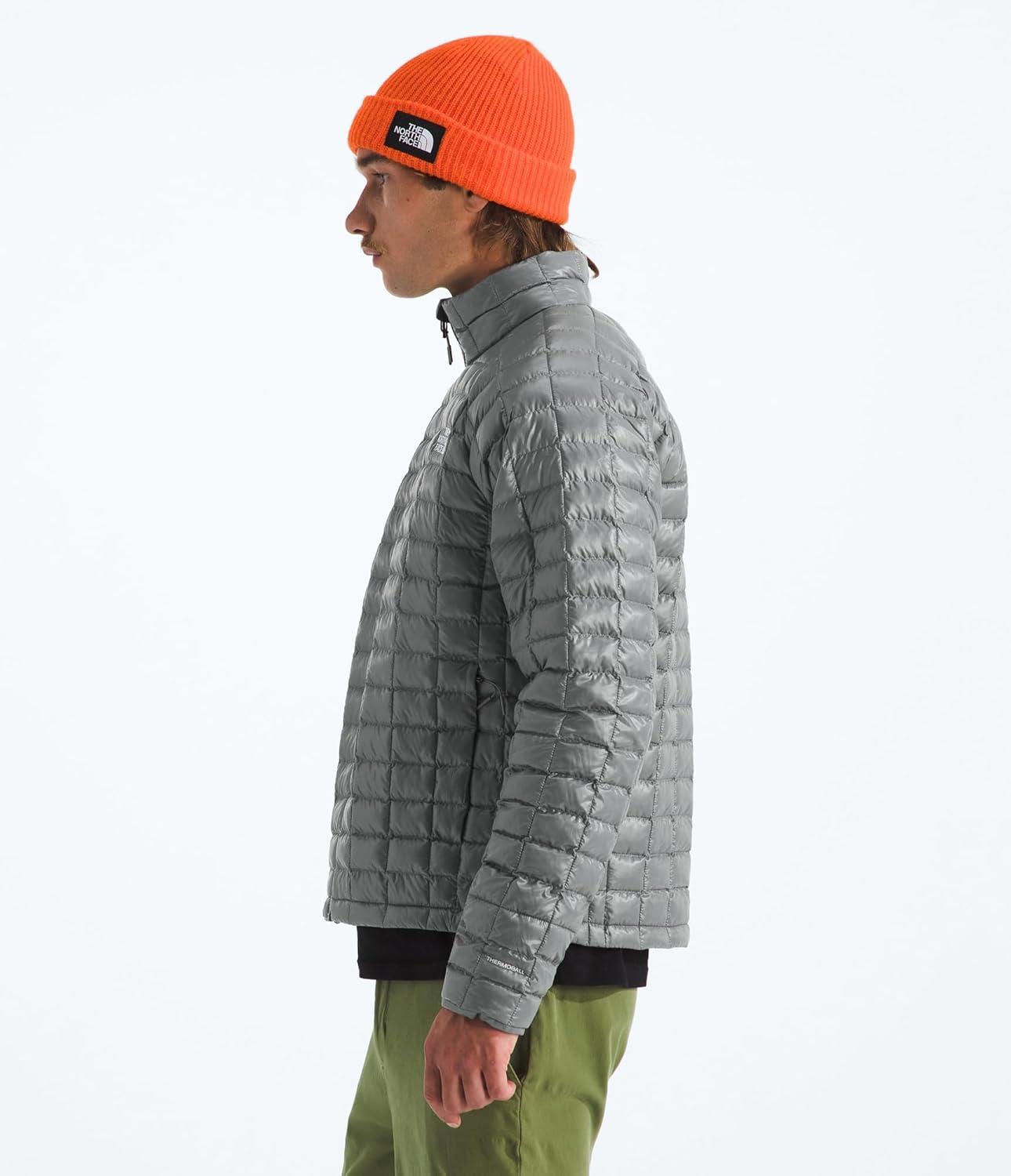 imageThe North Face Mens Thermoball Insulated Jacket Standard amp Big Size High Loft Insulation Wind amp Water ResistantSmoked Pearl