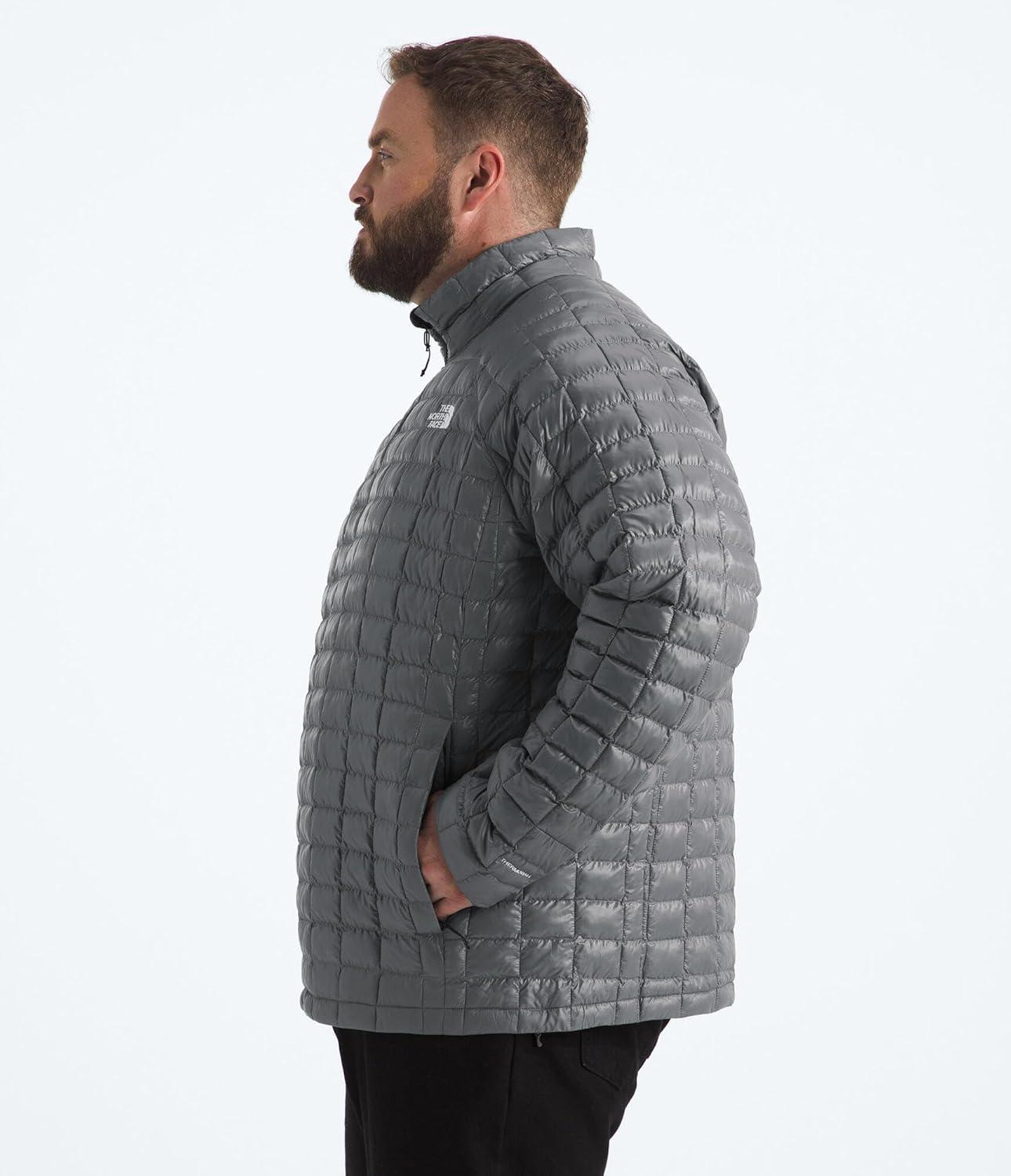 imageThe North Face Mens Thermoball Insulated Jacket Standard amp Big Size High Loft Insulation Wind amp Water ResistantSmoked Pearl