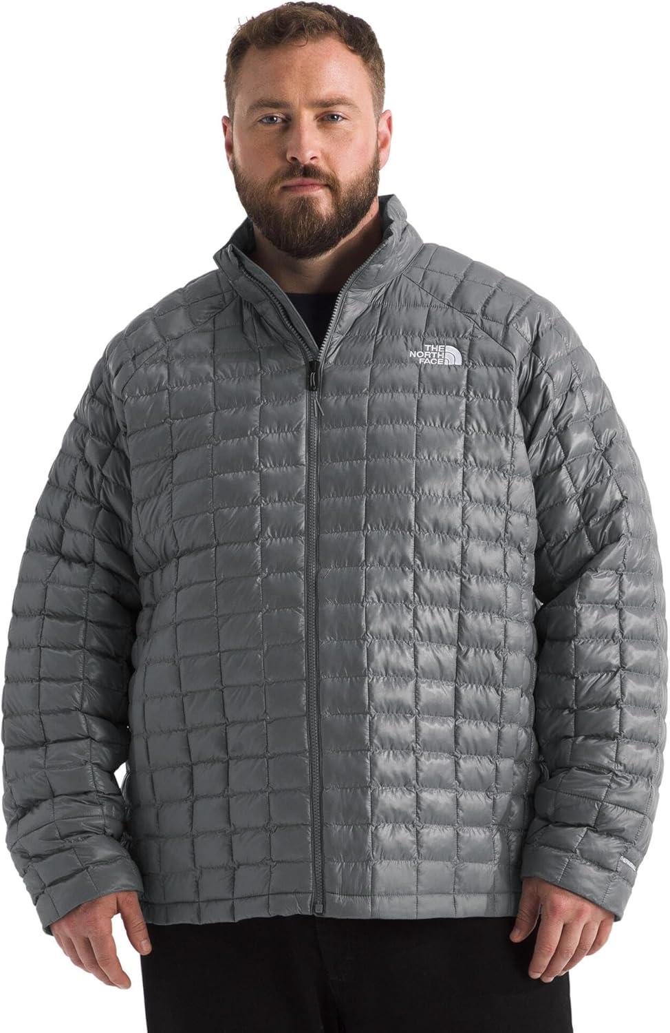 imageThe North Face Mens Thermoball Insulated Jacket Standard amp Big Size High Loft Insulation Wind amp Water ResistantSmoked Pearl