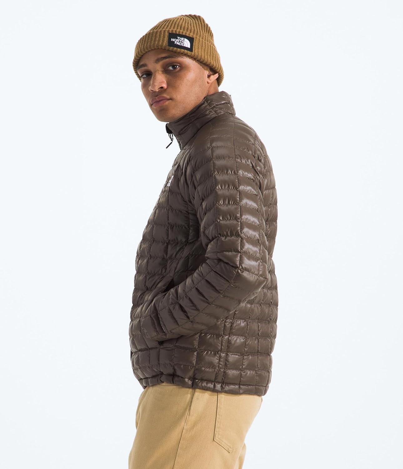 imageThe North Face Mens Thermoball Insulated Jacket Standard amp Big Size High Loft Insulation Wind amp Water ResistantSmokey Brown