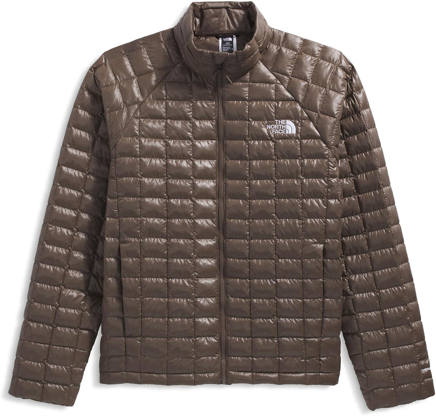 imageThe North Face Mens Thermoball Insulated Jacket Standard amp Big Size High Loft Insulation Wind amp Water ResistantSmokey Brown