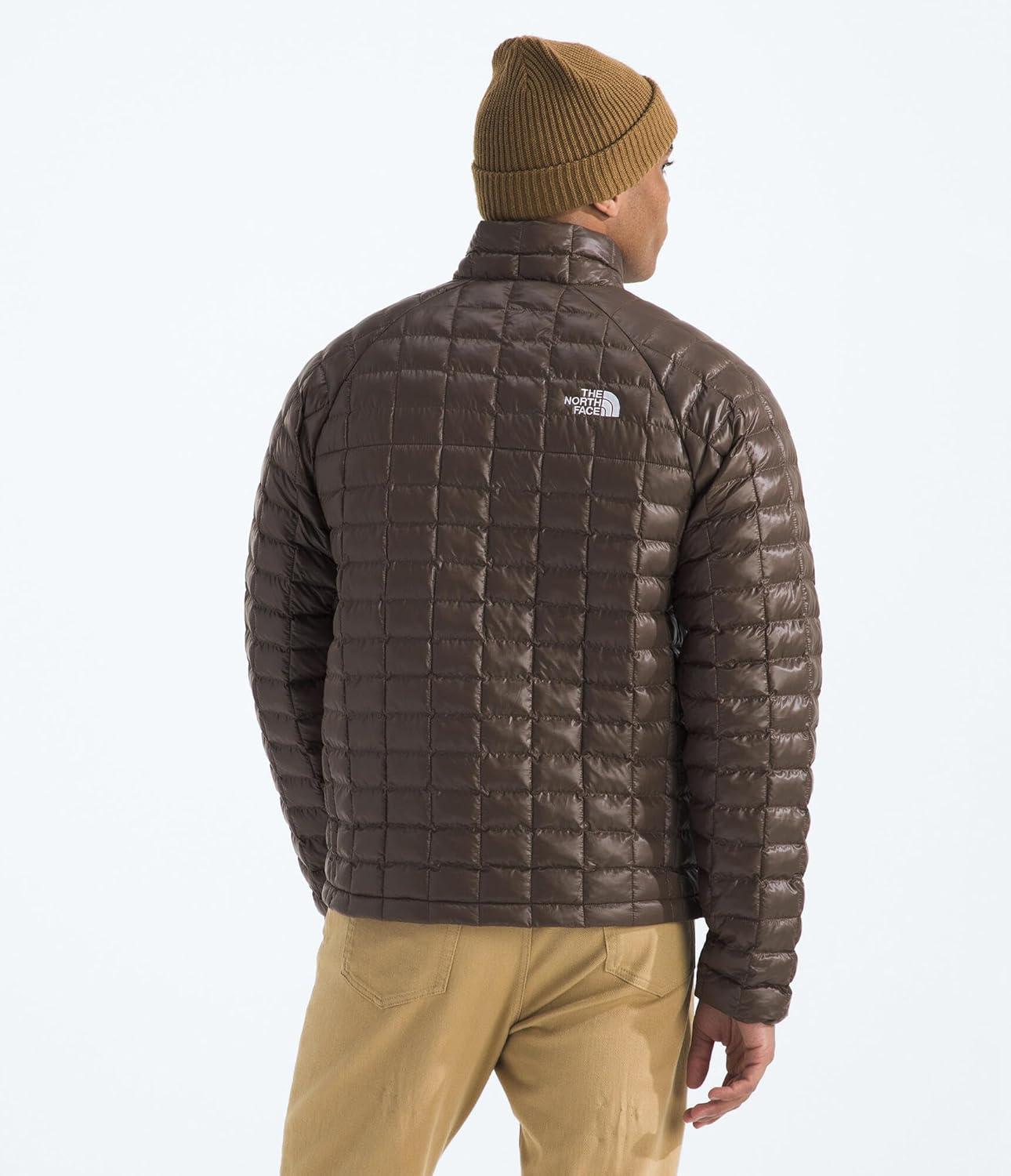 imageThe North Face Mens Thermoball Insulated Jacket Standard amp Big Size High Loft Insulation Wind amp Water ResistantSmokey Brown