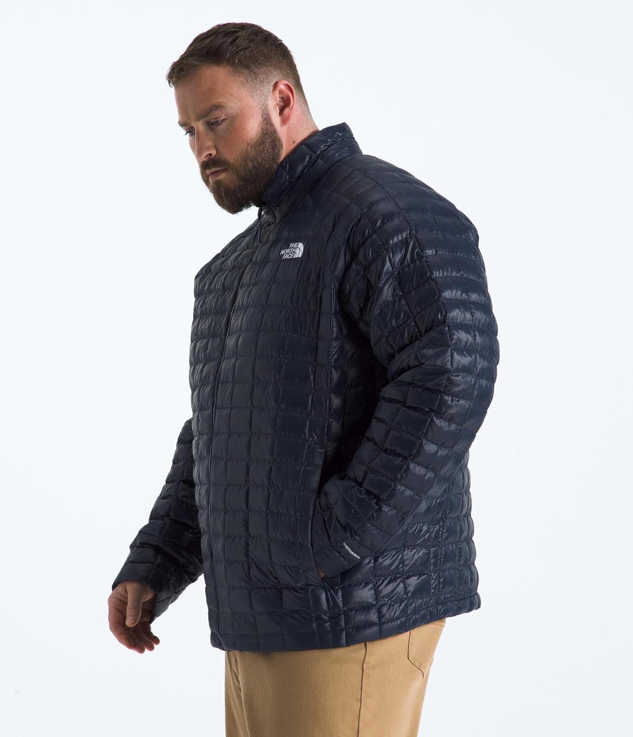 imageThe North Face Mens Thermoball Insulated Jacket Standard amp Big Size High Loft Insulation Wind amp Water ResistantSummit Navy