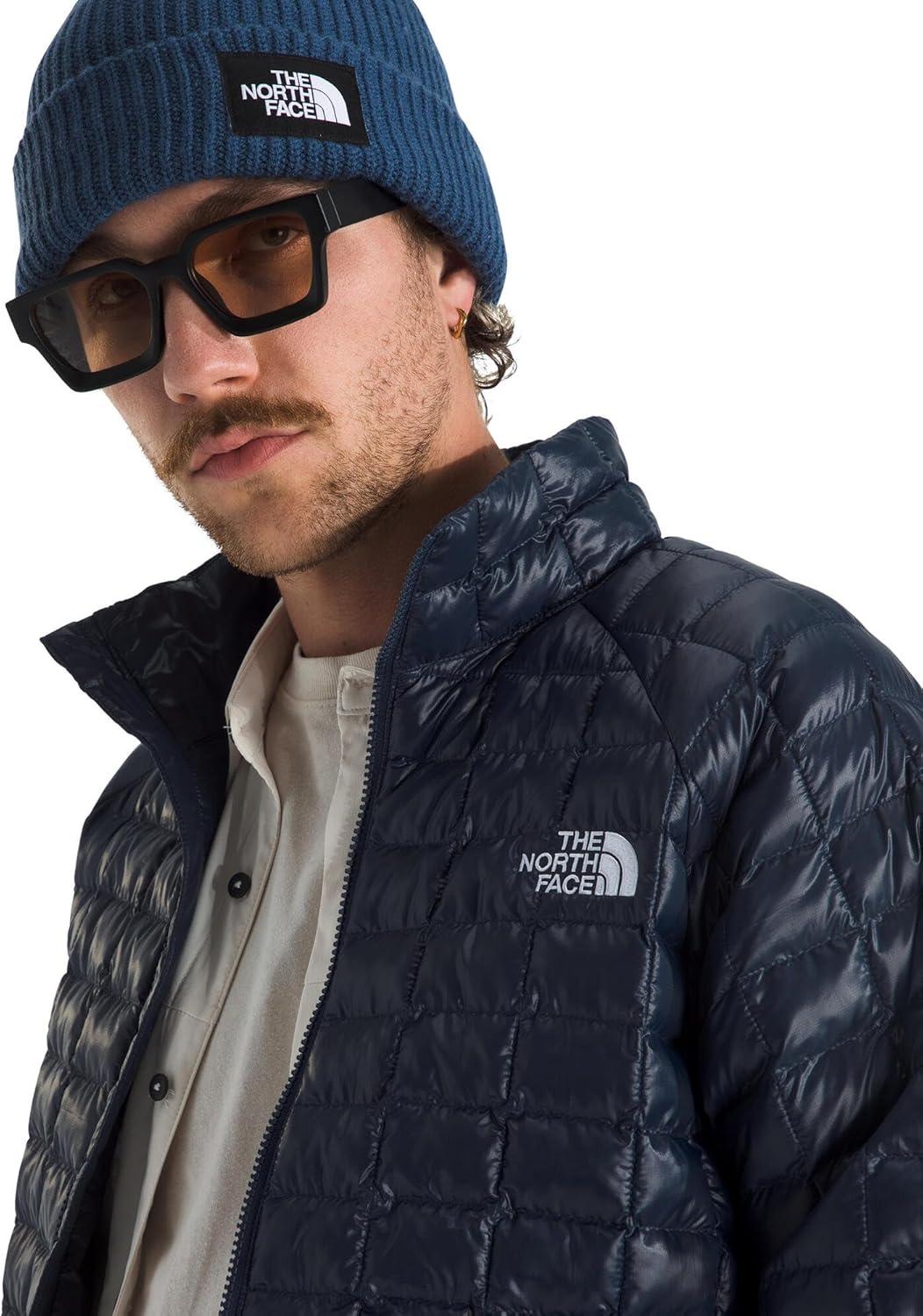 imageThe North Face Mens Thermoball Insulated Jacket Standard amp Big Size High Loft Insulation Wind amp Water ResistantSummit Navy