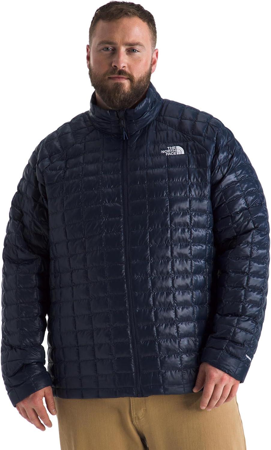 imageThe North Face Mens Thermoball Insulated Jacket Standard amp Big Size High Loft Insulation Wind amp Water ResistantSummit Navy