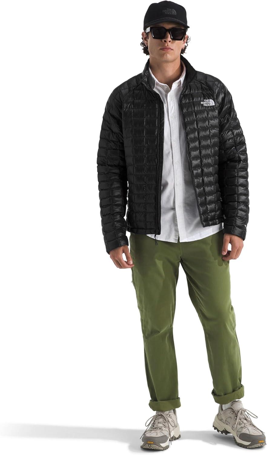 imageThe North Face Mens Thermoball Insulated Jacket Standard amp Big Size High Loft Insulation Wind amp Water ResistantTnf Black