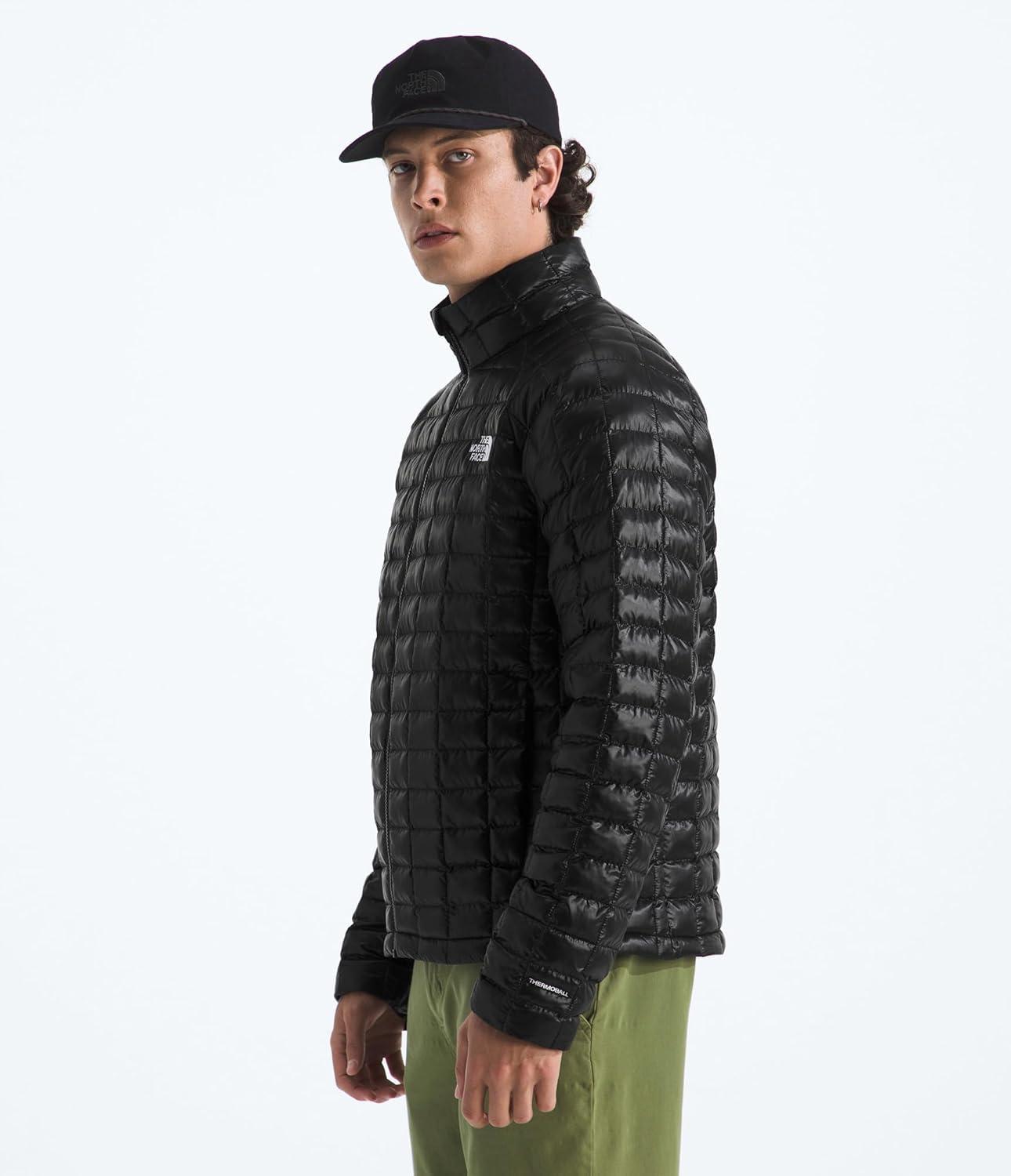 imageThe North Face Mens Thermoball Insulated Jacket Standard amp Big Size High Loft Insulation Wind amp Water ResistantTnf Black