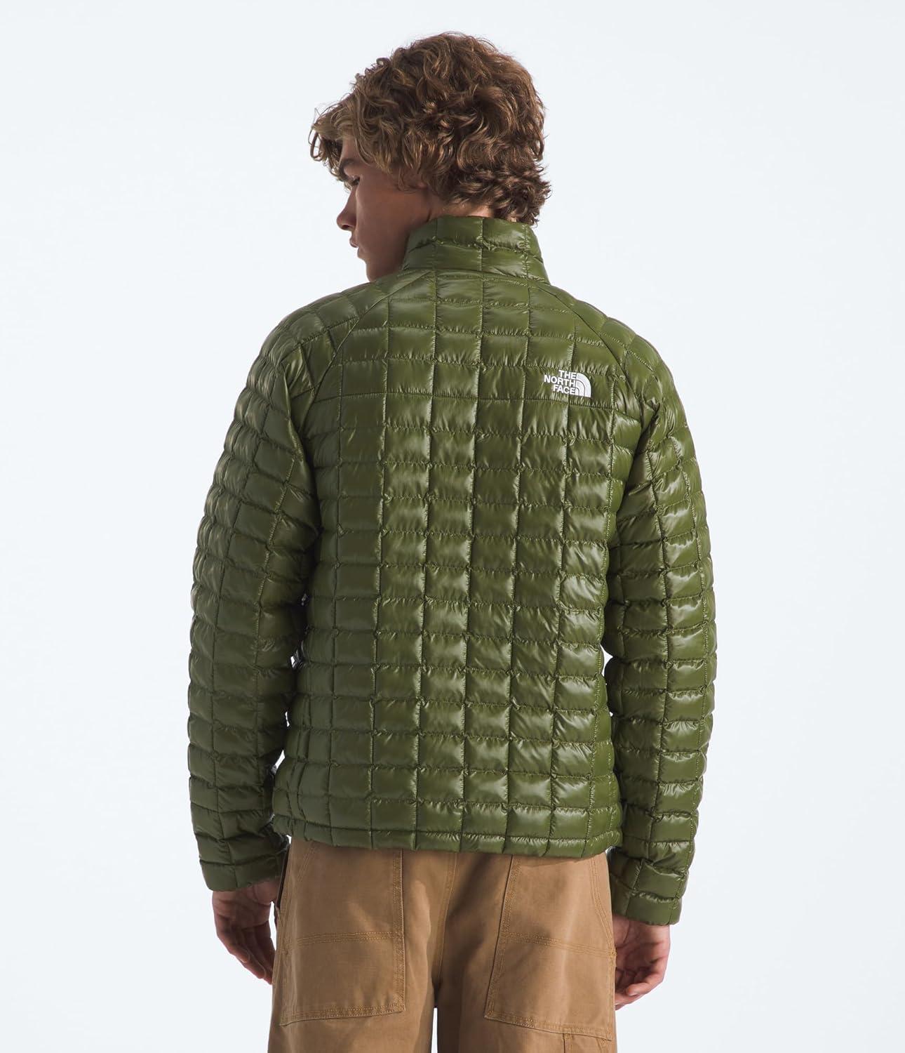imageThe North Face Mens Thermoball Insulated Jacket Standard amp Big Size High Loft Insulation Wind amp Water ResistantWoodland Green