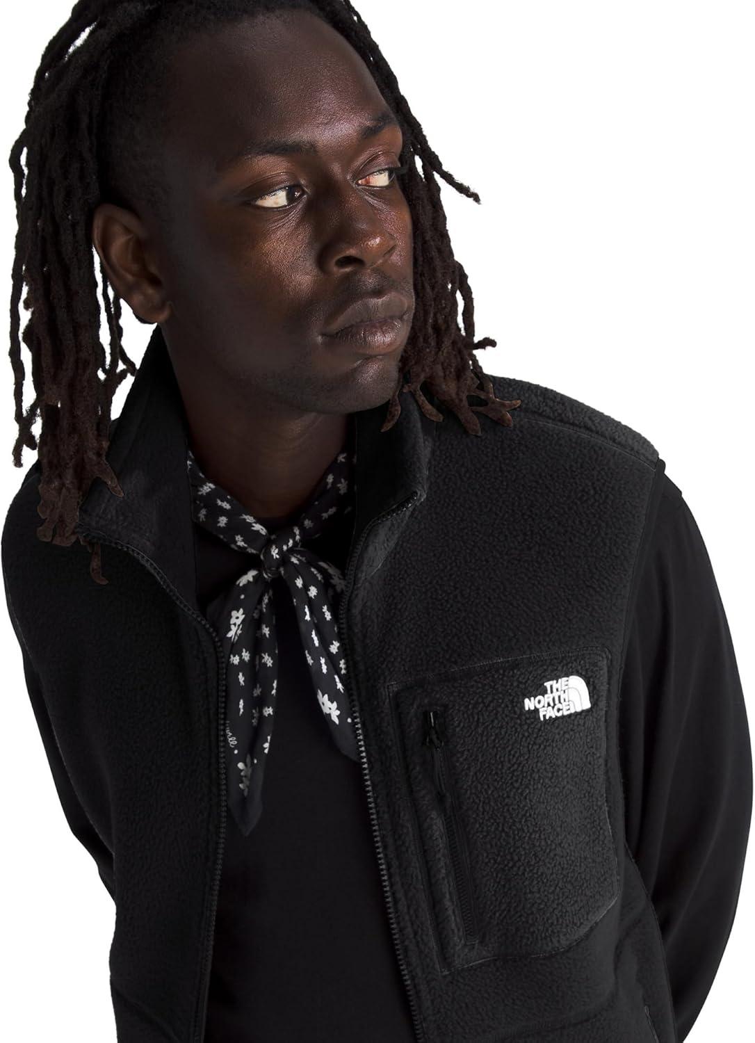 imageThe North Face Mens Yumiori Vest Lightweight Fleece Zip Up With Stretch Fabric Internal Cinch Cord amp Secure Zip PocketsTnf Black