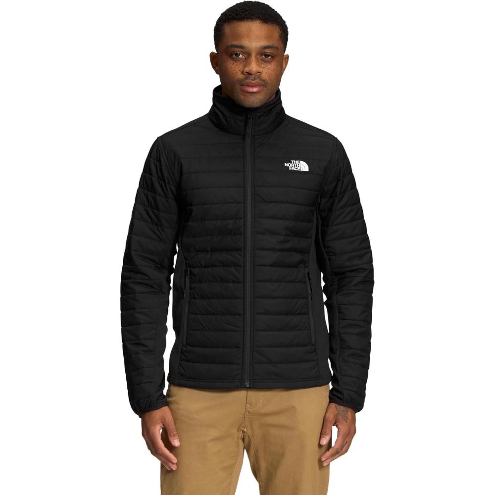 imageTHE NORTH FACE Mens Canyonlands Hybrid Jacket Water Resistant Top With Heatseeker Insulation Breathable Underarm PanelsTnf Blacknpf