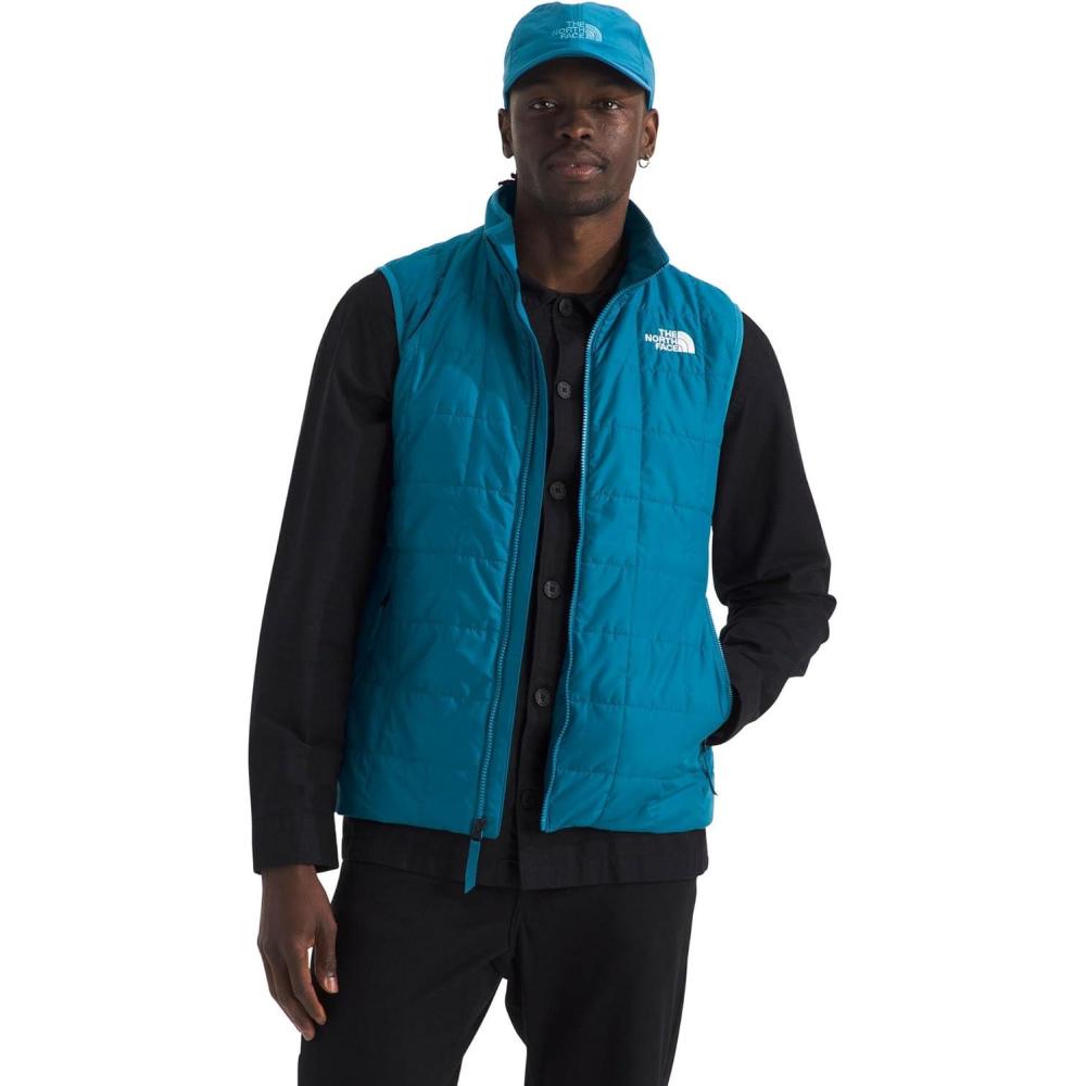 imageTHE NORTH FACE Mens Junction Insulated Vest Water Resistant With Heatseeker Insulation Stretch Bindings amp Zip PocketsDusk Blue