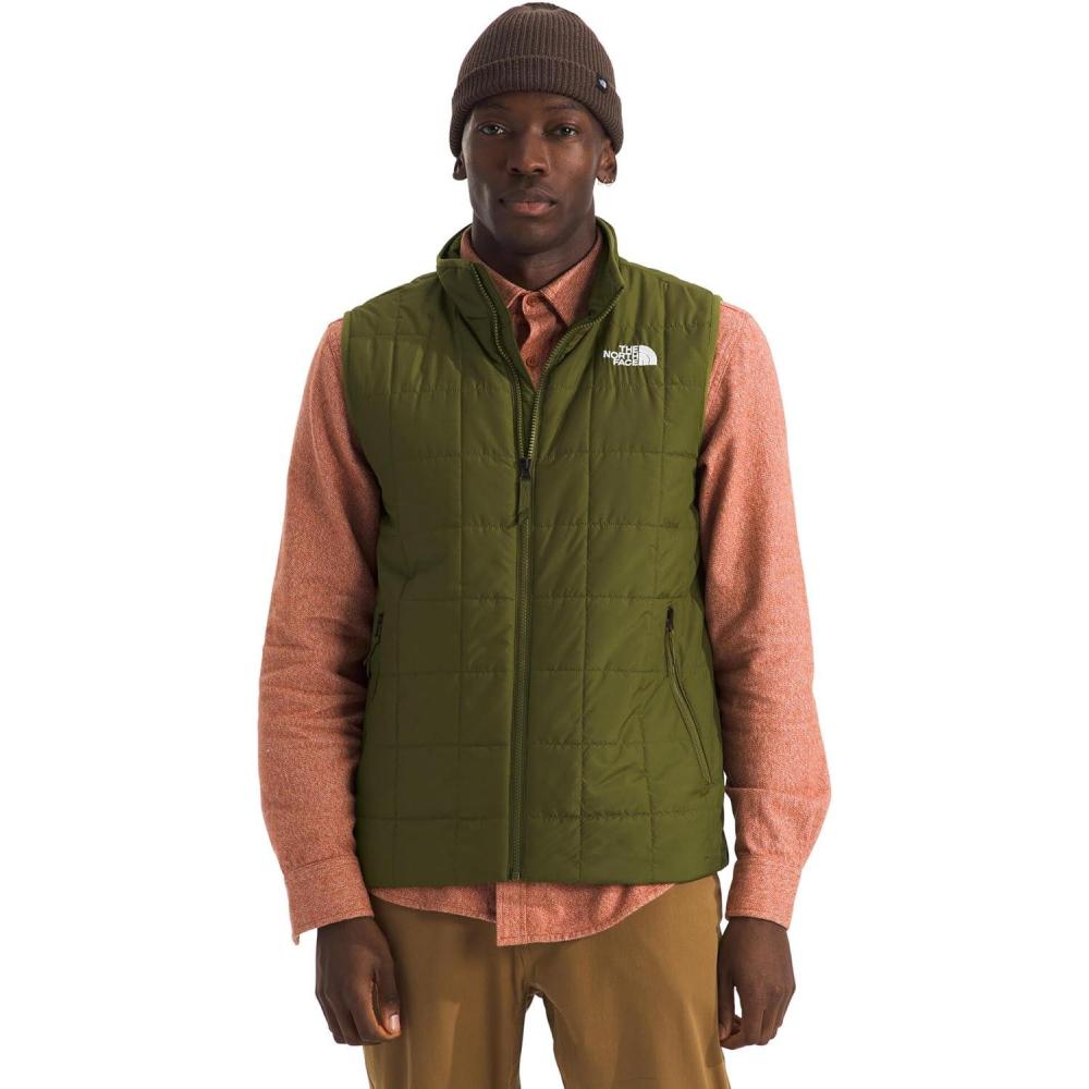imageTHE NORTH FACE Mens Junction Insulated Vest Water Resistant With Heatseeker Insulation Stretch Bindings amp Zip PocketsForest Olive