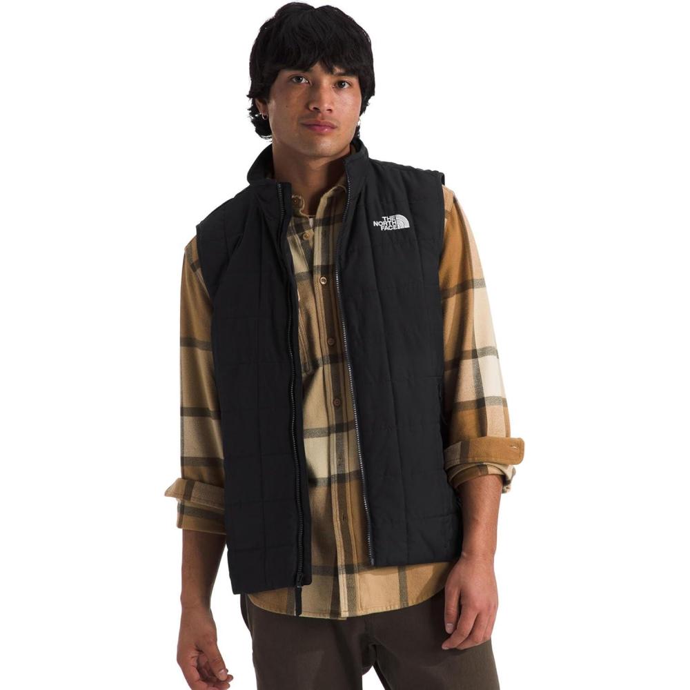 imageTHE NORTH FACE Mens Junction Insulated Vest  Water Resistant With Heatseeker Insulation Stretch Bindings amp Zip PocketsTnf Black