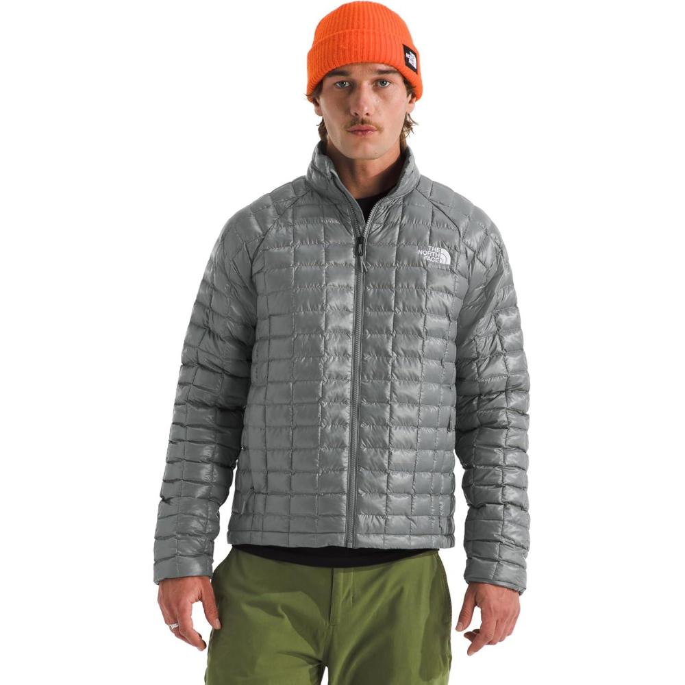 imageThe North Face Mens Thermoball Insulated Jacket Standard amp Big Size High Loft Insulation Wind amp Water ResistantSmoked Pearl