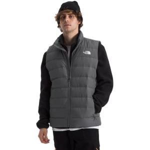 THE NORTH FACE Men’s Aconcagua 3 Insulated Vest | Wind Resistant, Water Repellent, 600 Fill Waterfowl Down Insulation(Smoked Pearl)