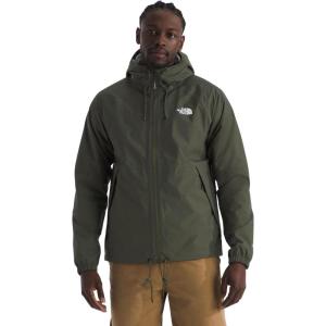 THE NORTH FACE Men’s Antora Rain Hoodie | Windproof & Waterproof With Adjustable Hood, Drawcord Hem(New Taupe Green)