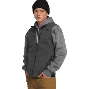 THE NORTH FACE Men’s Apex Bionic 3 Windproof Vest | Water & Wind Resistant Softshell With Zippered Pockets, Adjustable Hem(Tnf Dark Grey Heather-npf)