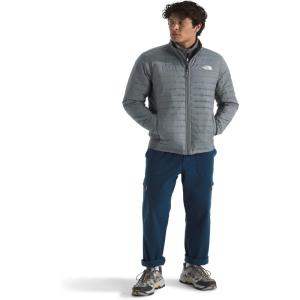 THE NORTH FACE Men’s Canyonlands Hybrid Jacket | Water Resistant Top With Heatseeker Insulation, Breathable Underarm Panels(Tnf Medium Grey Heather-npf)