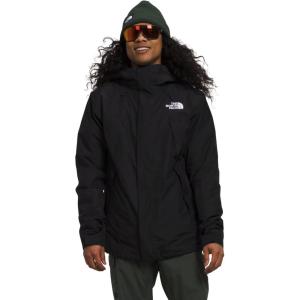 THE NORTH FACE Men’s Clement Triclimate Jacket | Heatseeker Insulation & Water Repellent Finish, Helmet Compatible Hood(Tnf Black/Asphalt Grey-npf)