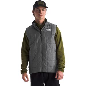 THE NORTH FACE Men’s Junction Insulated Vest | Water Resistant With Heatseeker Insulation, Stretch Bindings & Zip Pockets(Smoked Pearl)