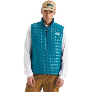 THE NORTH FACE Men’s Thermoball Vest | Lightweight Zip Up Vest With Synthetic Insulation, Wind Resistant & Water Repellent(Dusk Blue)
