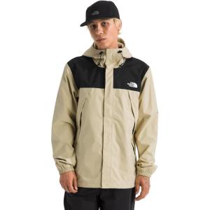 The North Face mens Antora Jacket (Standard & Big Size)(Desert Stone/Tnf Black)