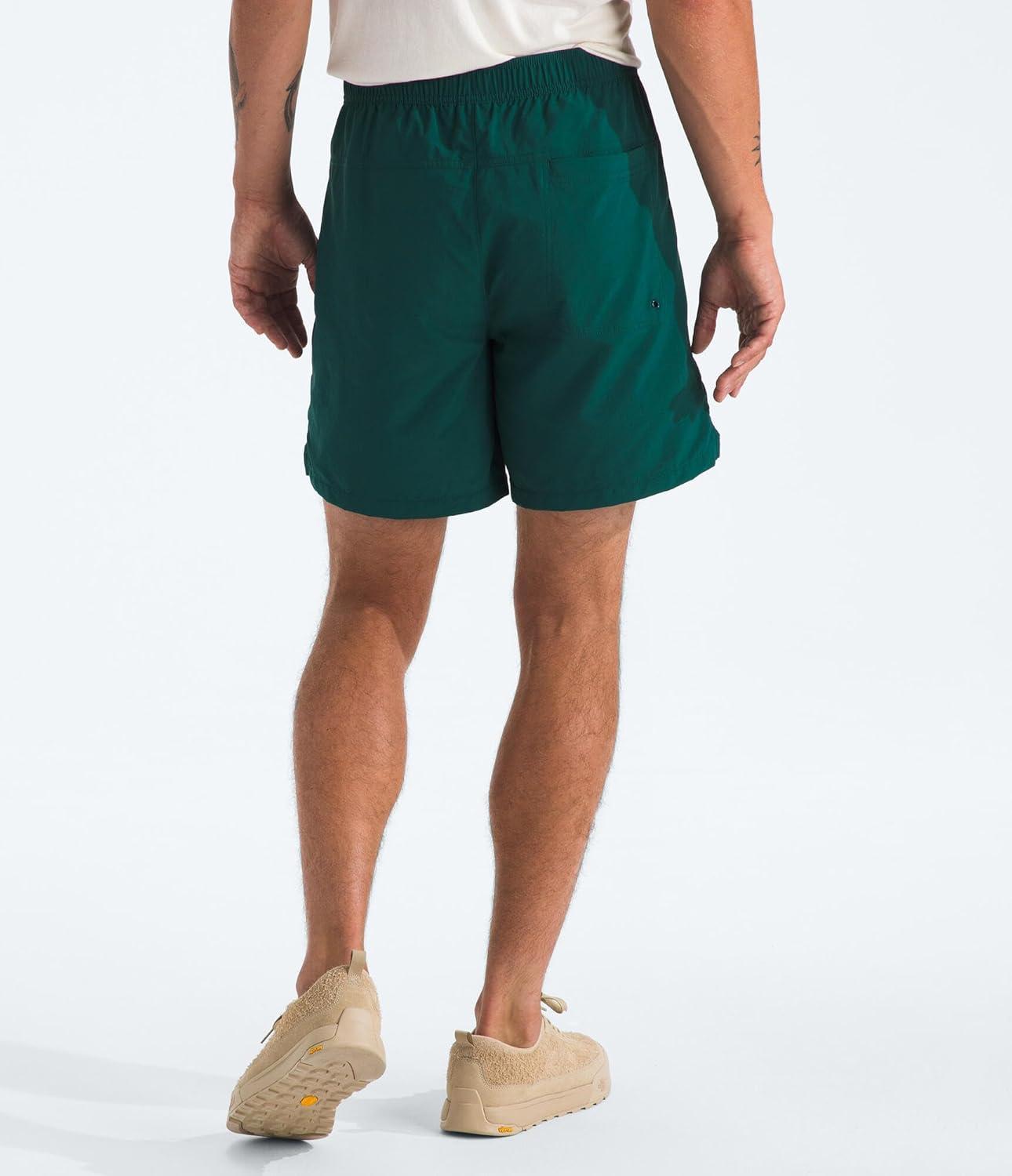 imageTHE NORTH FACE Mens Action Shorts 20 Lightweight amp Breathable Nylon Shorts With Flashdry Technology amp Adjustable DrawcordDeep Nori