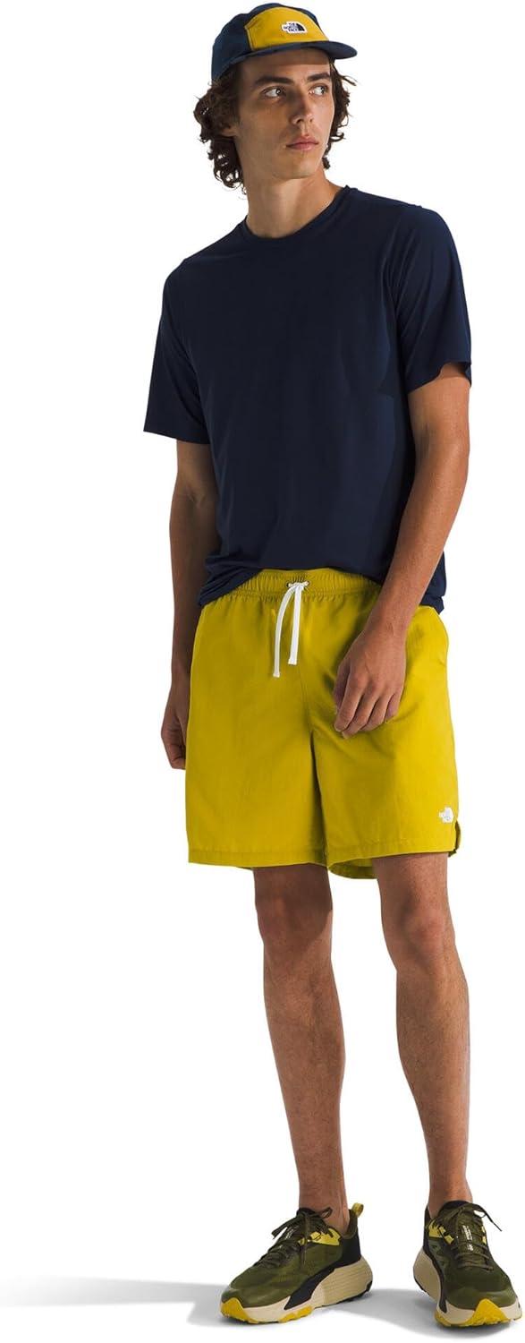 imageTHE NORTH FACE Mens Action Shorts 20 Lightweight amp Breathable Nylon Shorts With Flashdry Technology amp Adjustable DrawcordDijon Yellow