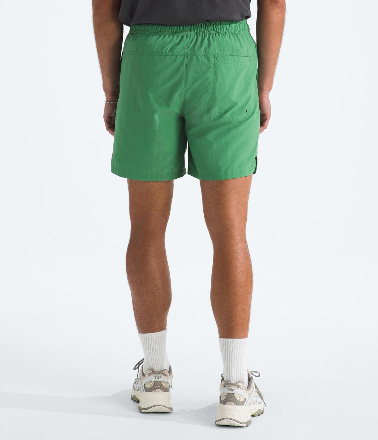 imageTHE NORTH FACE Mens Action Shorts 20 Lightweight amp Breathable Nylon Shorts With Flashdry Technology amp Adjustable DrawcordDimmed Algae