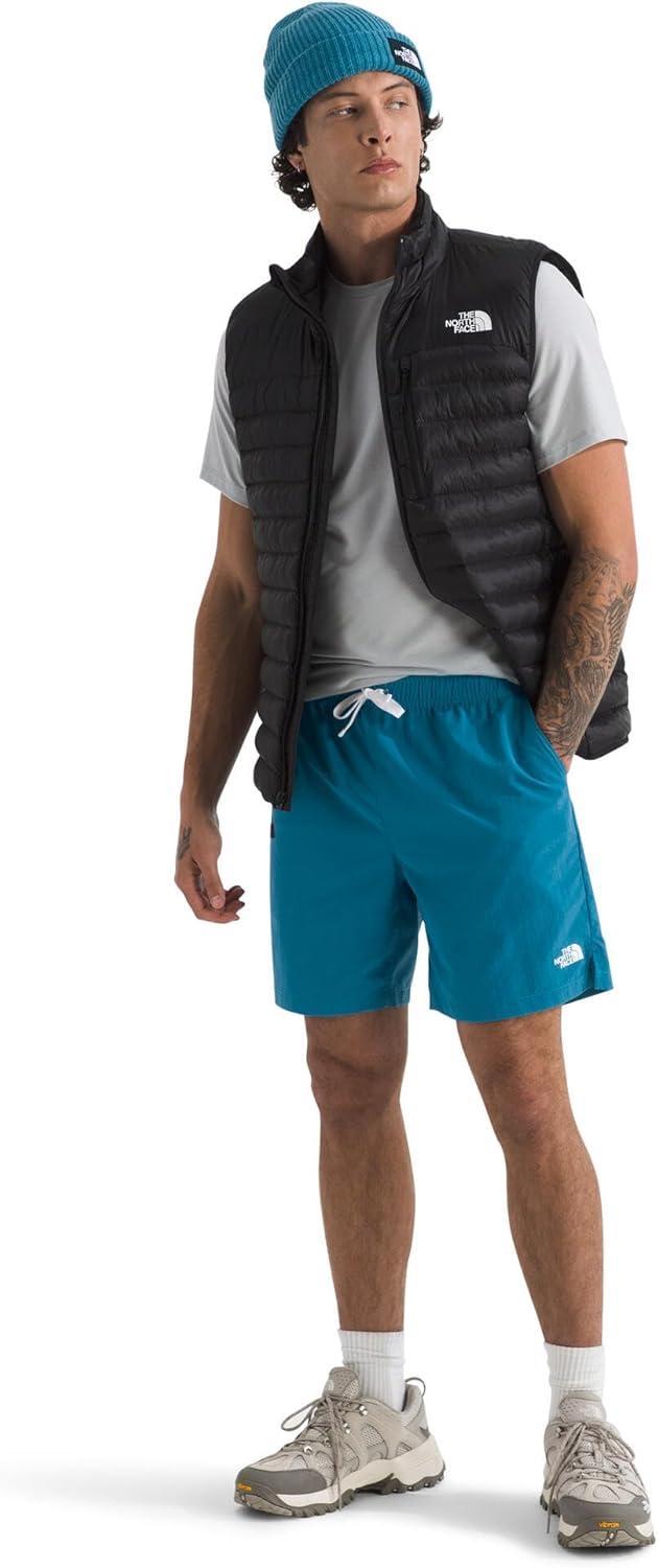 imageTHE NORTH FACE Mens Action Shorts 20 Lightweight amp Breathable Nylon Shorts With Flashdry Technology amp Adjustable DrawcordDusk Blue