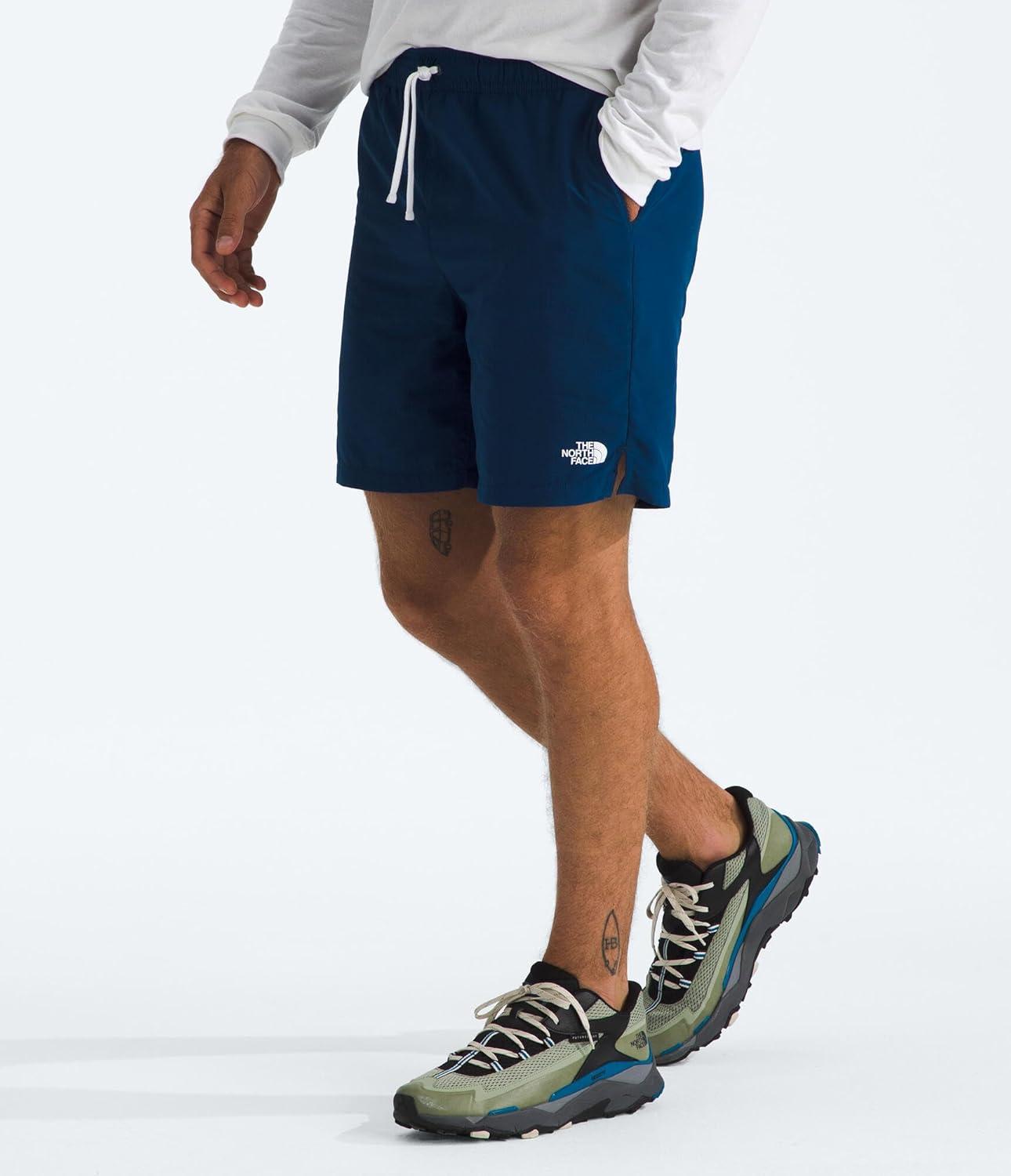 imageTHE NORTH FACE Mens Action Shorts 20 Lightweight amp Breathable Nylon Shorts With Flashdry Technology amp Adjustable DrawcordEstate Blue