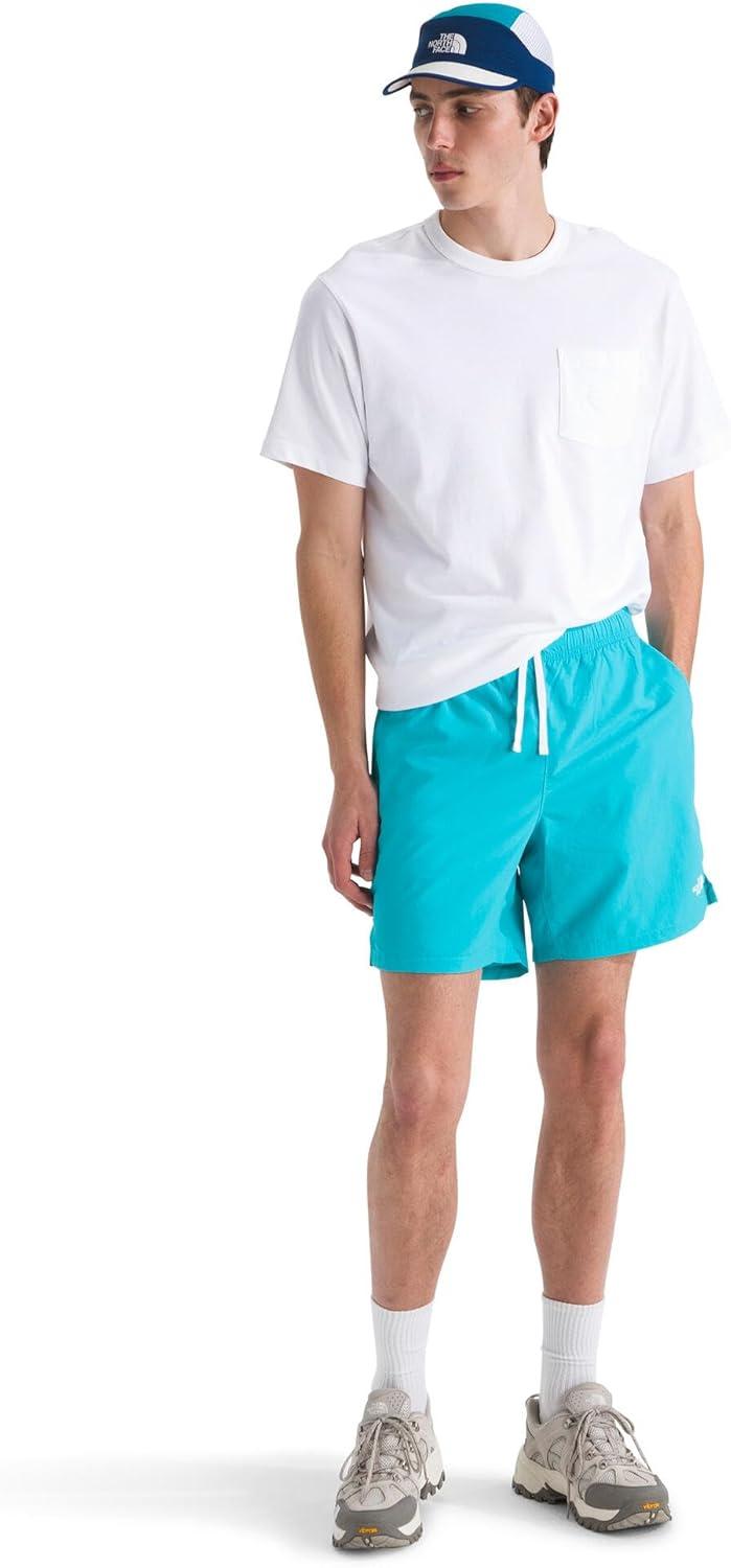 imageTHE NORTH FACE Mens Action Shorts 20 Lightweight amp Breathable Nylon Shorts With Flashdry Technology amp Adjustable DrawcordGalactic Blue