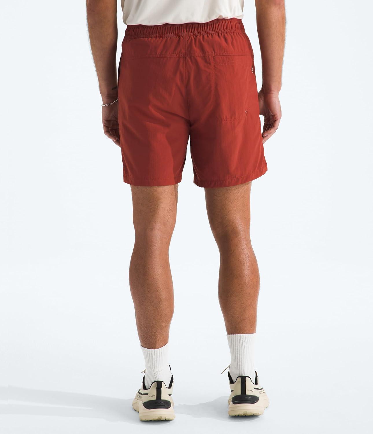 imageTHE NORTH FACE Mens Action Shorts 20 Lightweight amp Breathable Nylon Shorts With Flashdry Technology amp Adjustable DrawcordIron Clay