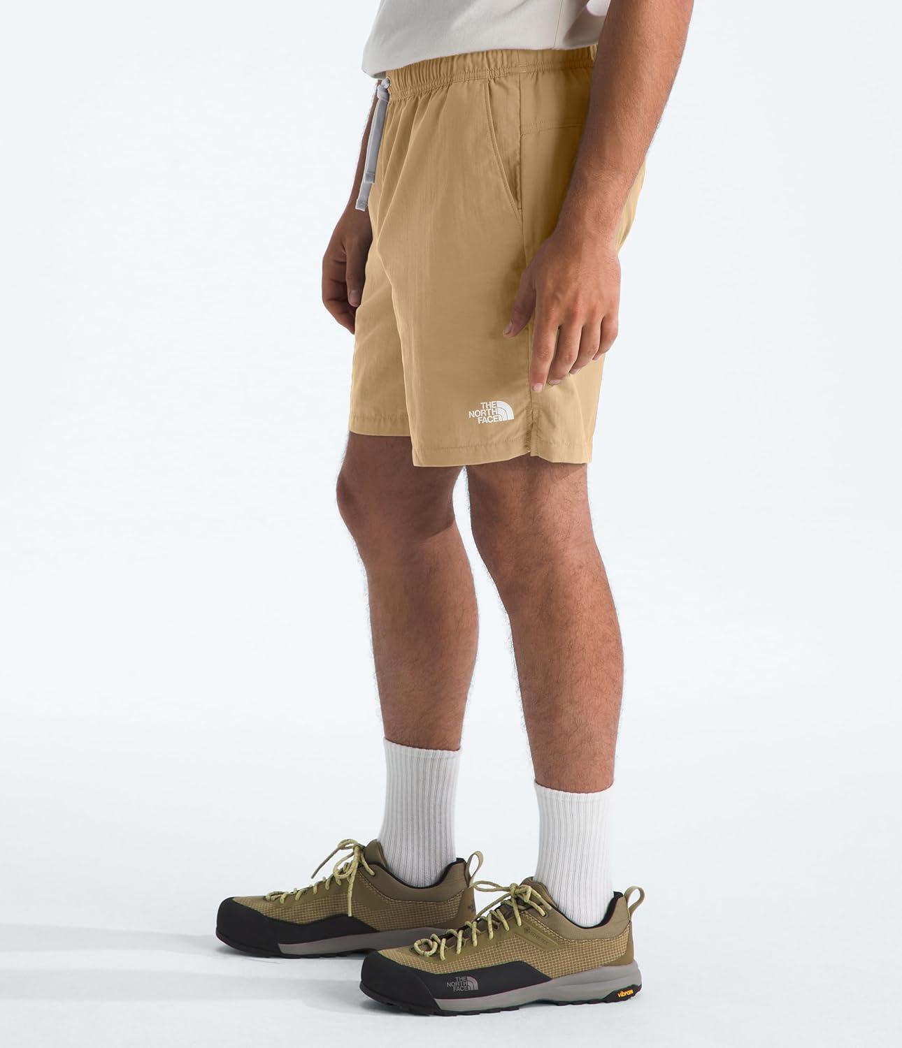 imageTHE NORTH FACE Mens Action Shorts 20 Lightweight amp Breathable Nylon Shorts With Flashdry Technology amp Adjustable DrawcordKhaki Stone