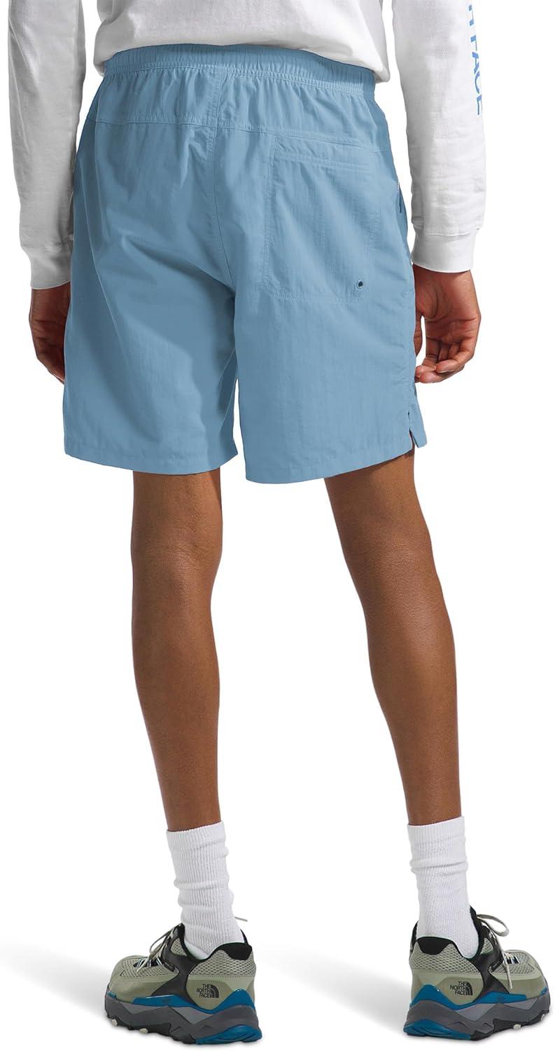 imageTHE NORTH FACE Mens Action Shorts 20 Lightweight amp Breathable Nylon Shorts With Flashdry Technology amp Adjustable DrawcordSteel Blue