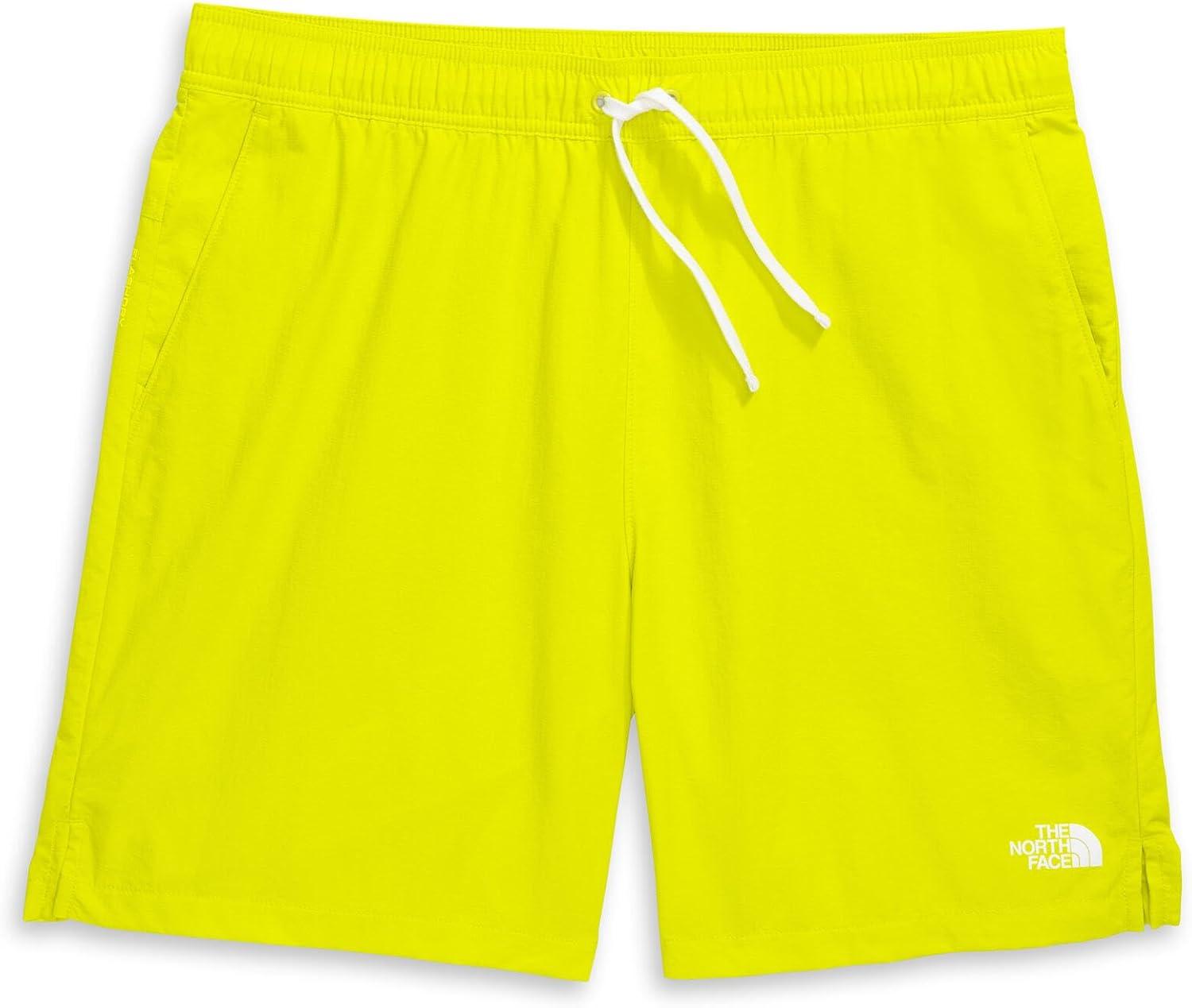 imageTHE NORTH FACE Mens Action Shorts 20 Lightweight amp Breathable Nylon Shorts With Flashdry Technology amp Adjustable DrawcordSulphur Spring Green