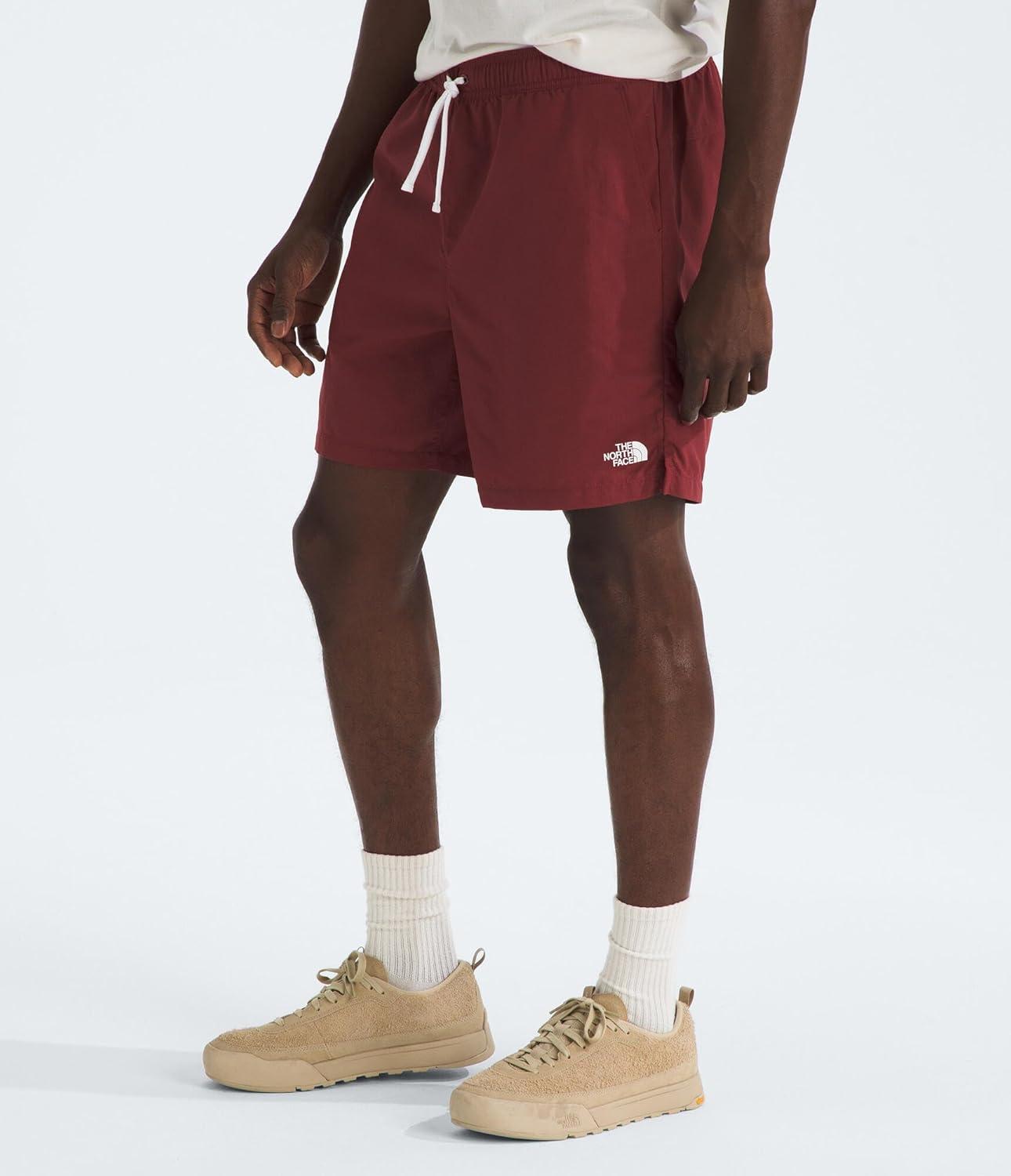 imageTHE NORTH FACE Mens Action Shorts 20 Lightweight amp Breathable Nylon Shorts With Flashdry Technology amp Adjustable DrawcordSumac