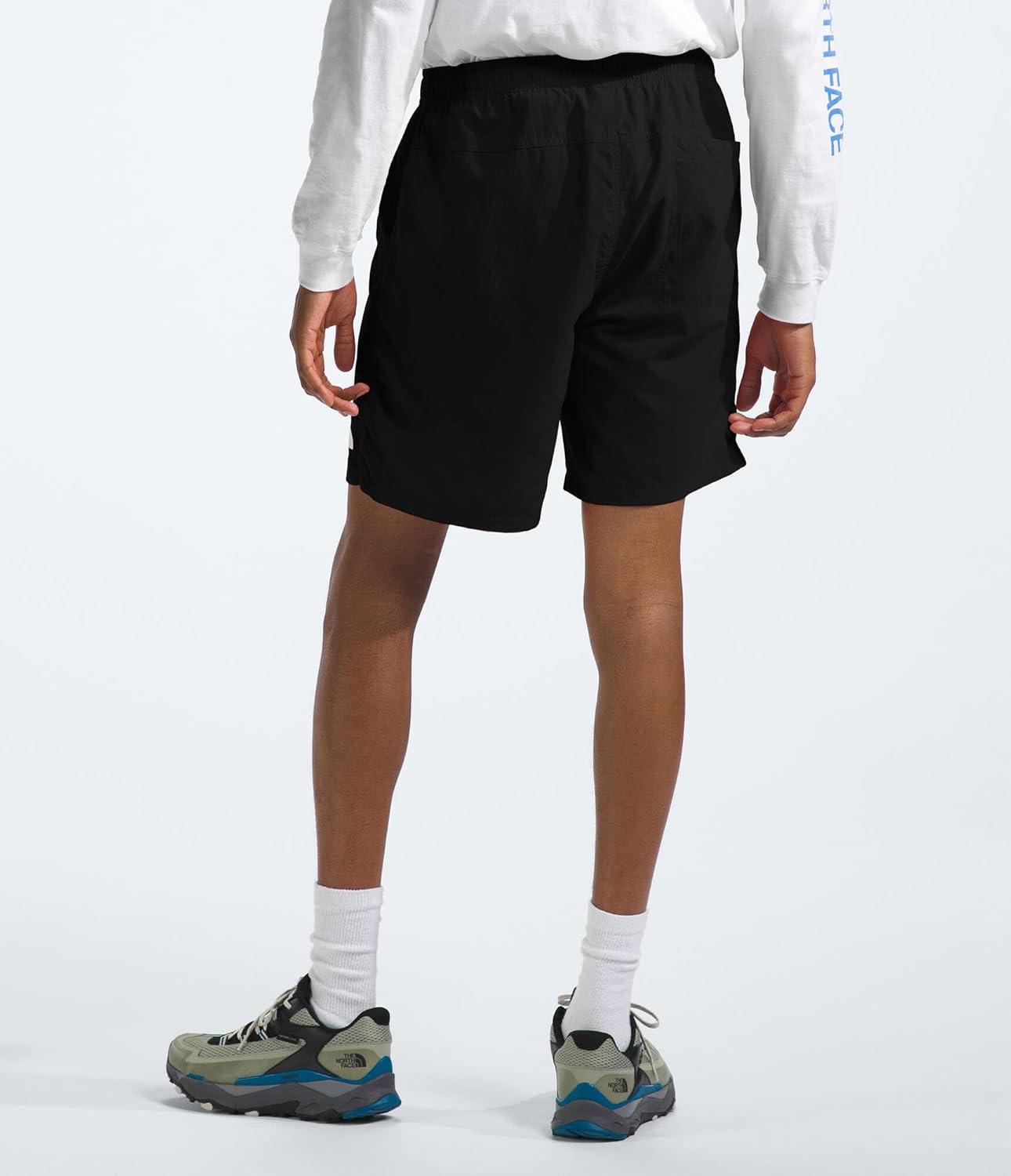 imageTHE NORTH FACE Mens Action Shorts 20 Lightweight amp Breathable Nylon Shorts With Flashdry Technology amp Adjustable DrawcordTnf Black