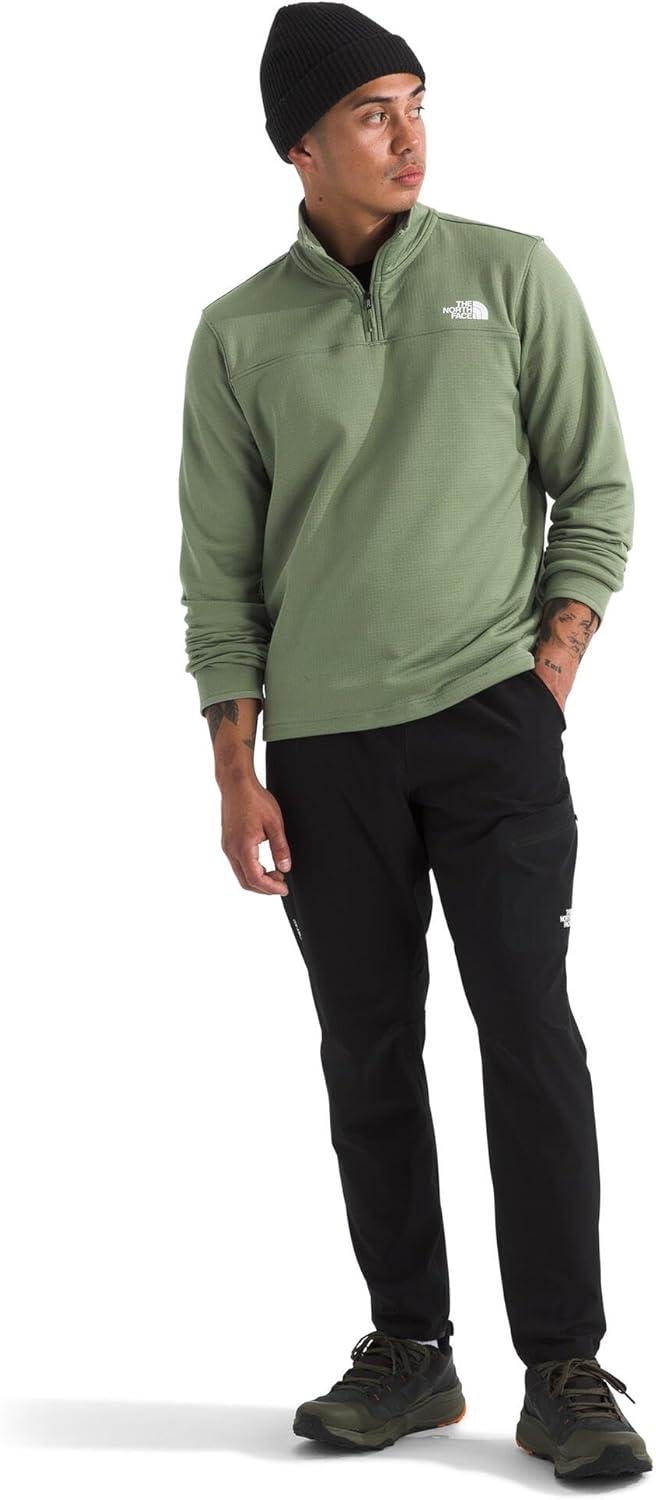 imageTHE NORTH FACE Mens Cedar Trail Grid Fleece 14 ZipBark Mist