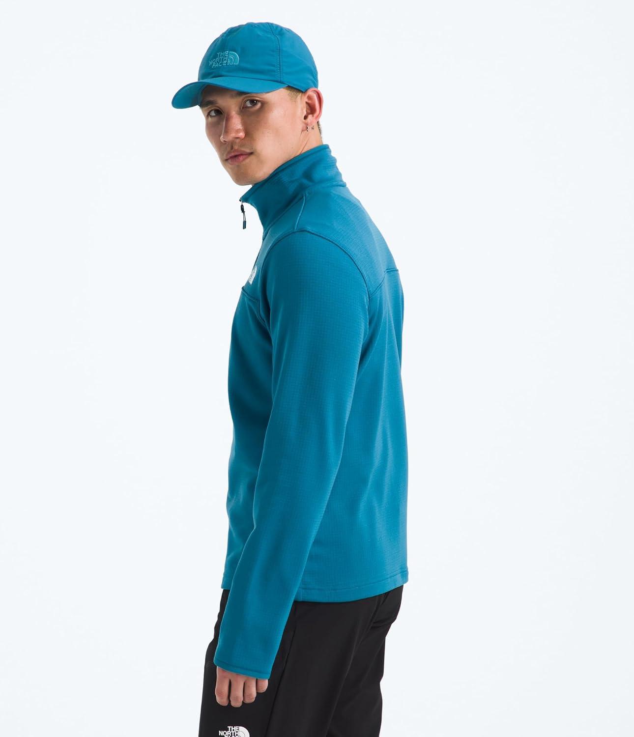 imageTHE NORTH FACE Mens Cedar Trail Grid Fleece 14 ZipDusk Blue