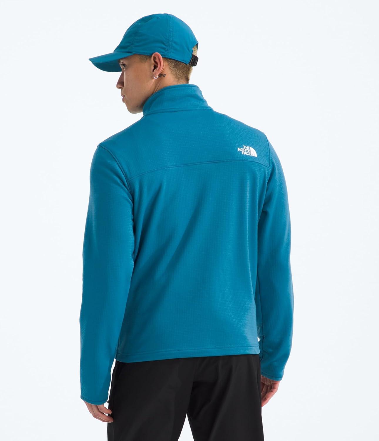 imageTHE NORTH FACE Mens Cedar Trail Grid Fleece 14 ZipDusk Blue
