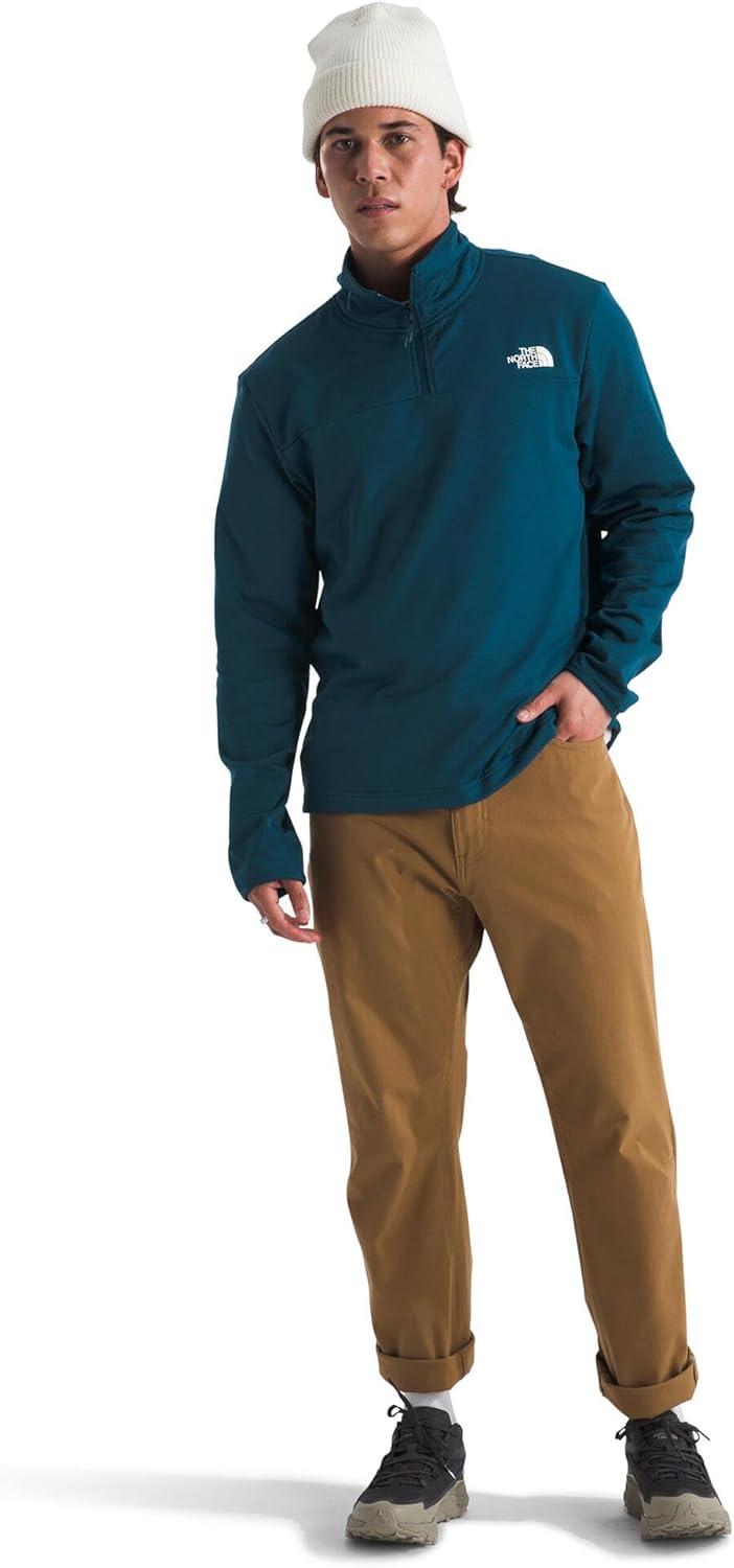 imageTHE NORTH FACE Mens Cedar Trail Grid Fleece 14 ZipMidnight Petrol