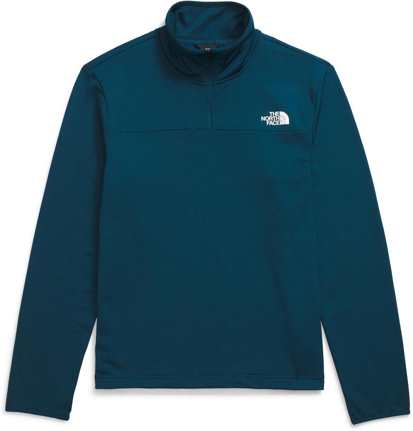 imageTHE NORTH FACE Mens Cedar Trail Grid Fleece 14 ZipMidnight Petrol