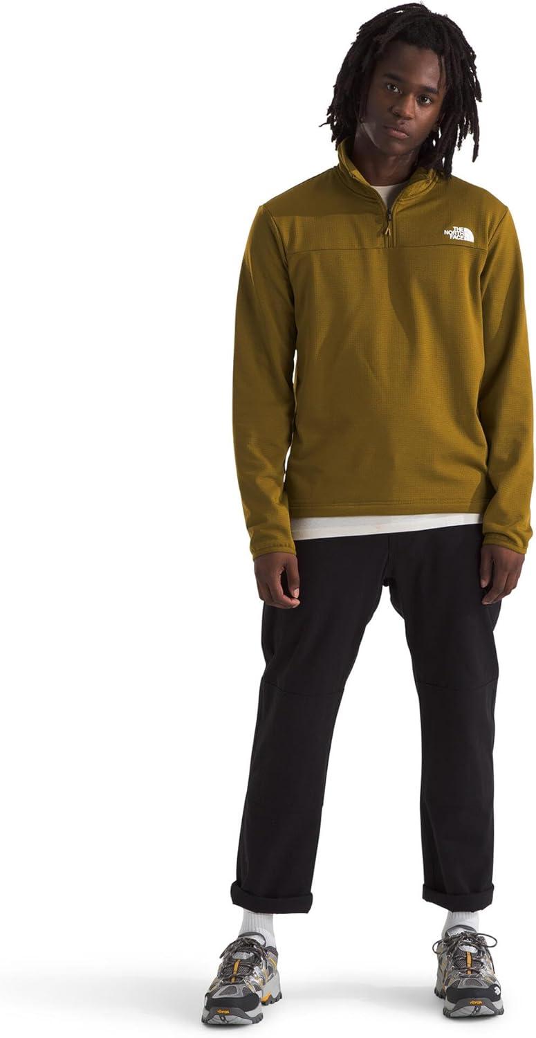 imageTHE NORTH FACE Mens Cedar Trail Grid Fleece 14 ZipMoss Green
